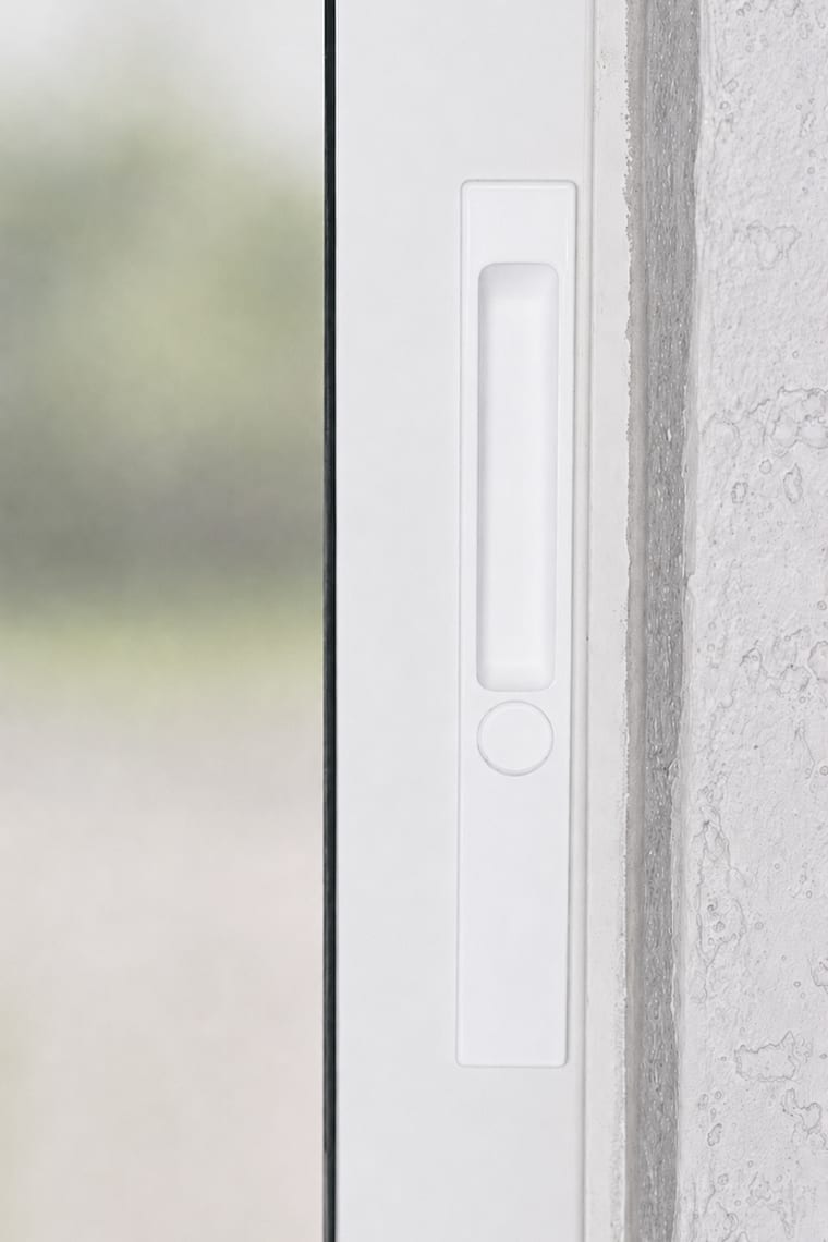 Before — Recessed flush sliding door handle