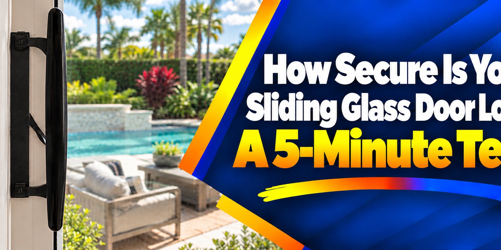 how secure is my sliding glass door lock